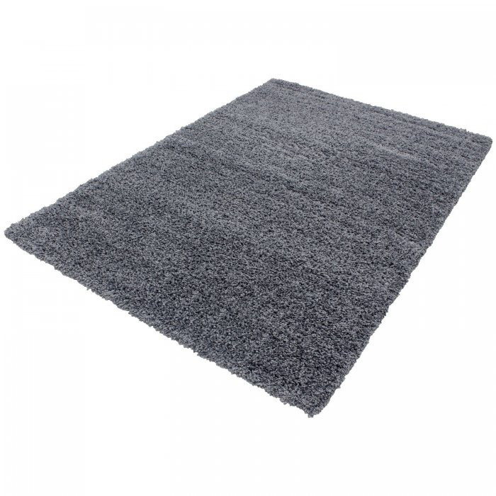 Kusový koberec Life Shaggy 1500 grey - Kulatý 200 cm průměr č.2