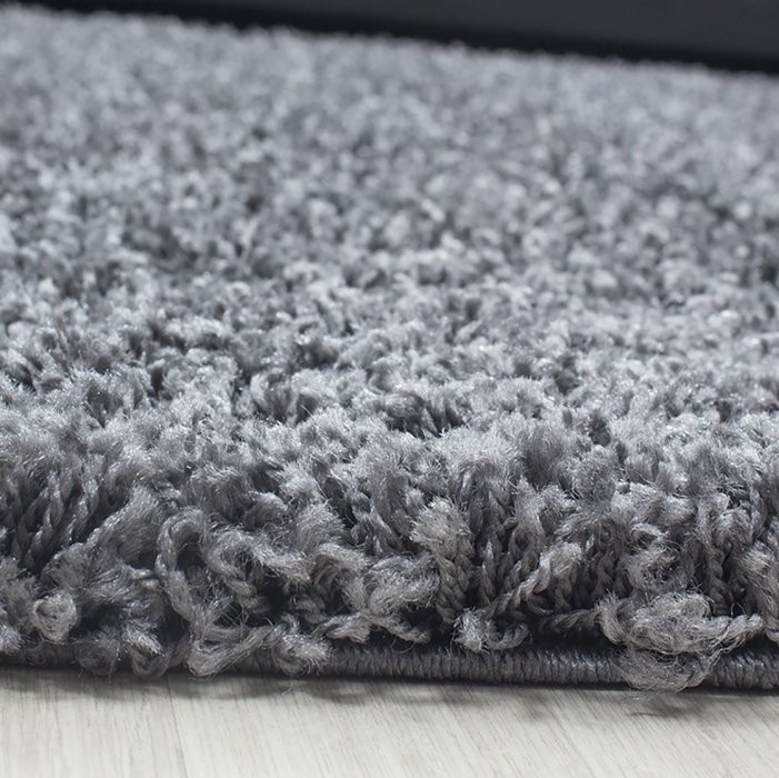 Kusový koberec Life Shaggy 1500 grey - Kulatý 200 cm průměr č.4