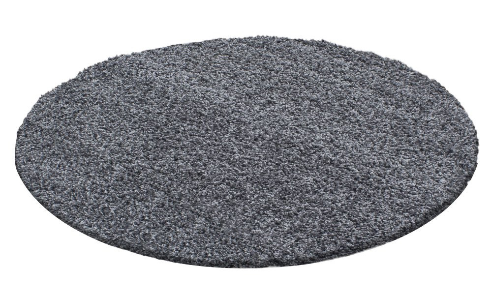 Kusový koberec Life Shaggy 1500 grey - Kulatý 200 cm průměr č.6