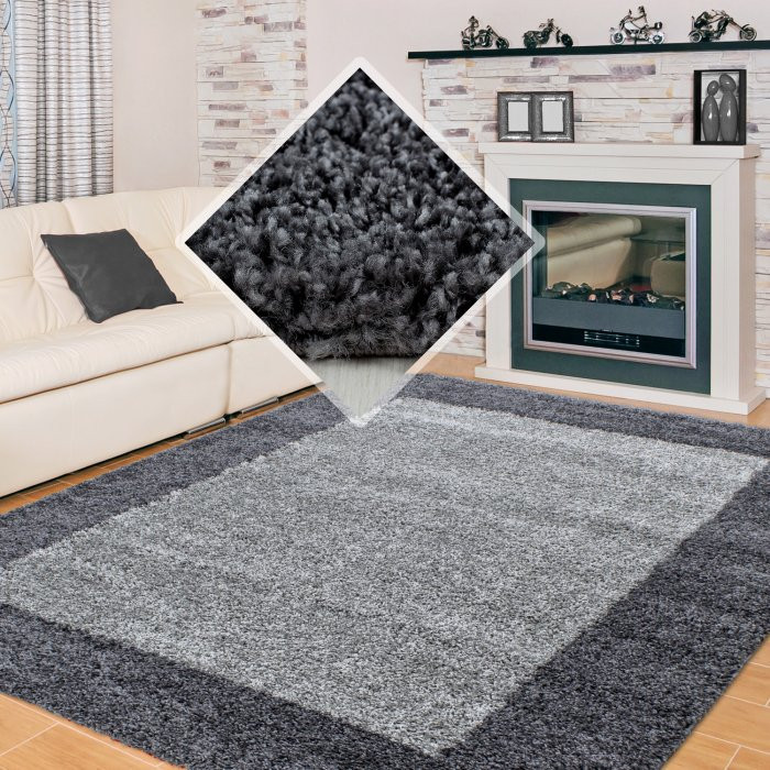Kusový koberec Life Shaggy 1503 grey č.7