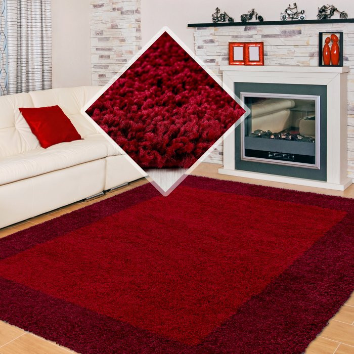 Kusový koberec Life Shaggy 1503 red č.7