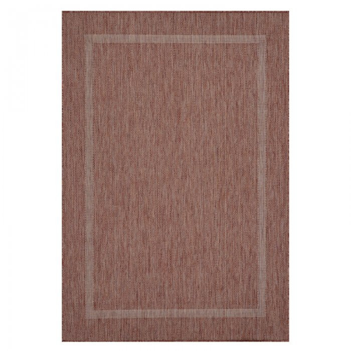 Kusový venkovní koberec Relax 4311 red - Kruh 200 cm průměr č.6