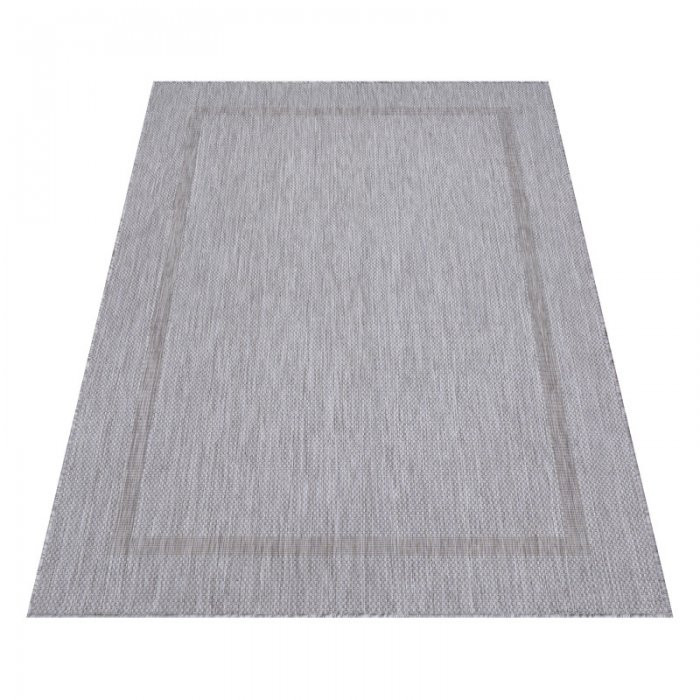 Kusový venkovní koberec Relax 4311 silver - Kruh 120 cm průměr č.3
