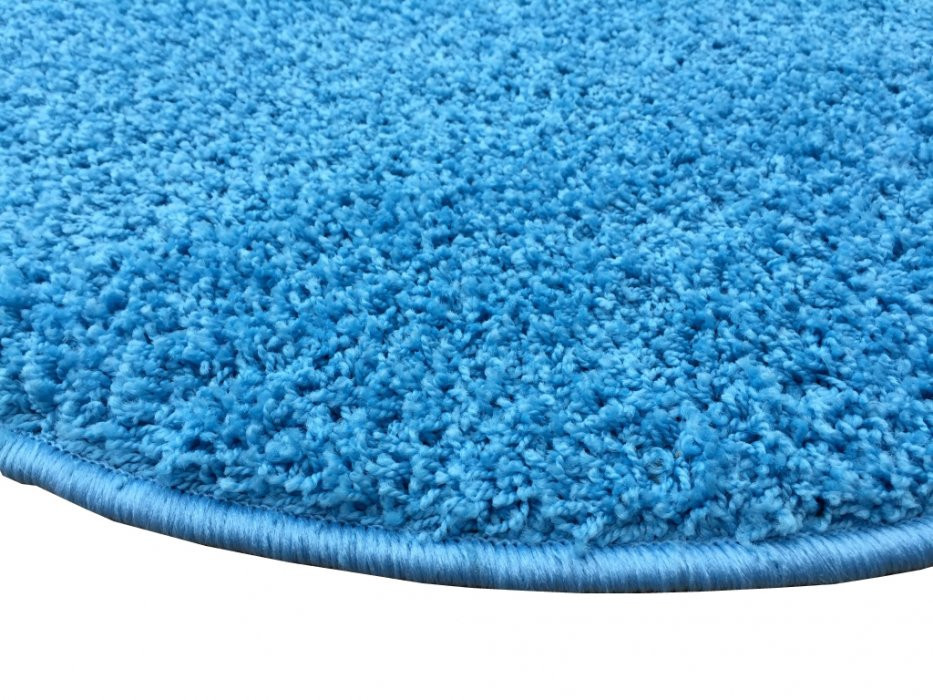 Kusový koberec Color shaggy modrý č.3