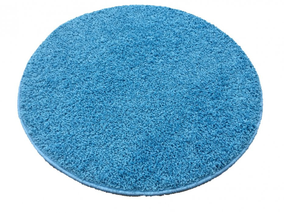 Kusový koberec Color shaggy modrý č.5