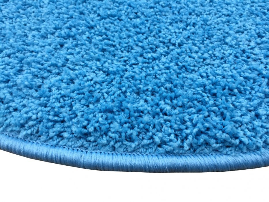 Kusový koberec Color shaggy modrý č.6