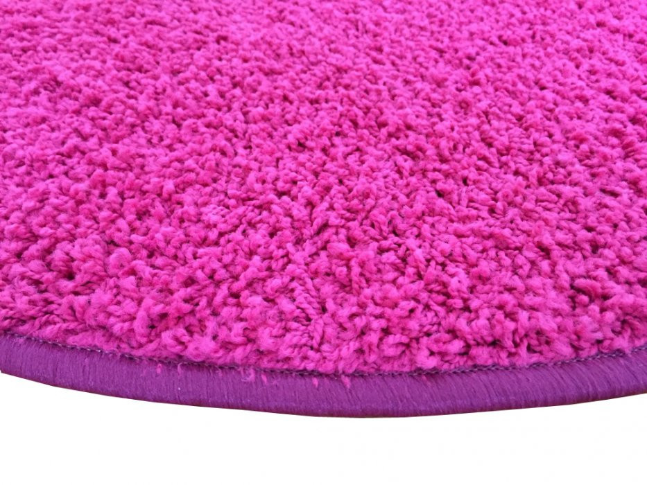 Kusový koberec Color shaggy růžový č.3