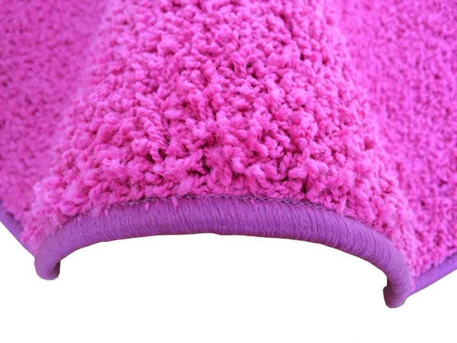 Kusový koberec Color shaggy růžový č.4