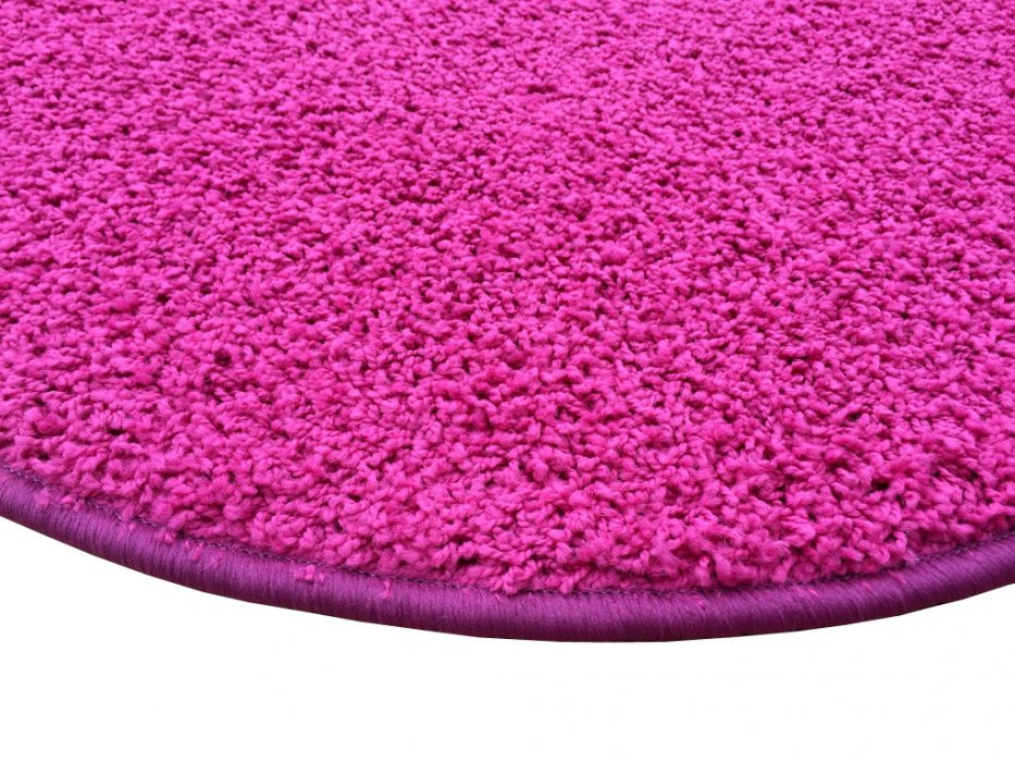 Kusový koberec Color shaggy růžový č.6