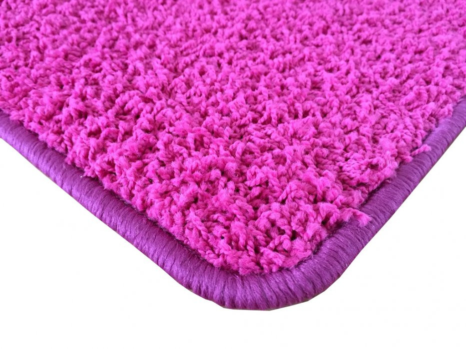 Kusový koberec Color shaggy růžový - 57 cm kulatý č.7