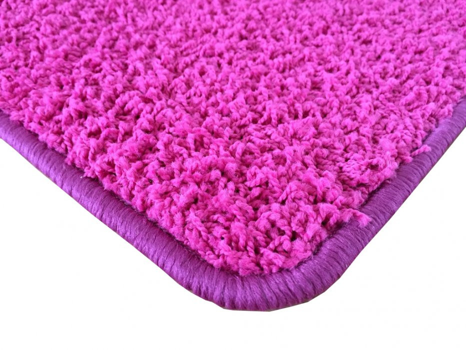 Kusový koberec Color shaggy růžový č.7