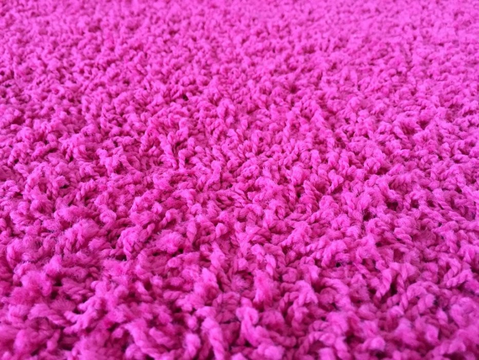 Kusový koberec Color shaggy růžový - 57 cm kulatý č.8