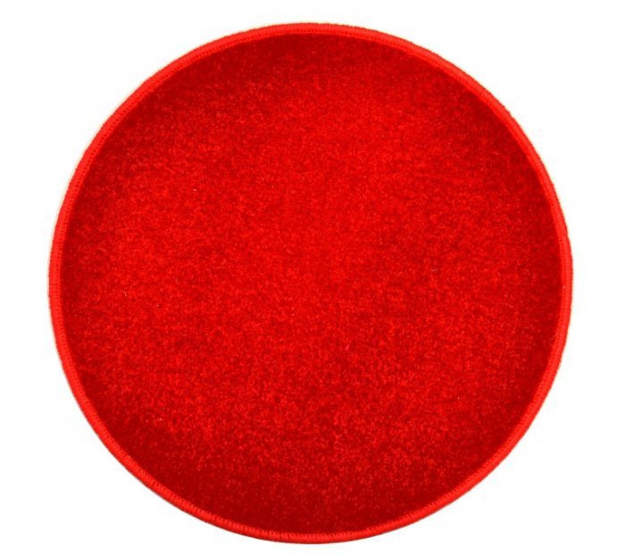 Eton červený koberec kulatý - průměr 400 cm č.1