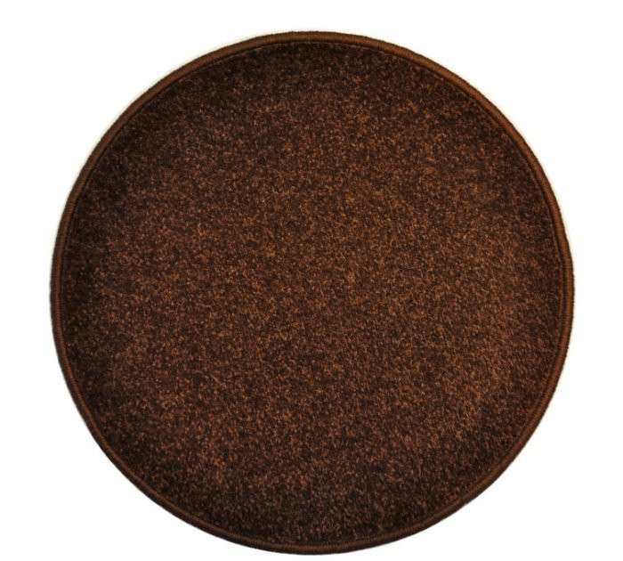 Eton hnědý koberec kulatý - průměr 400 cm č.1