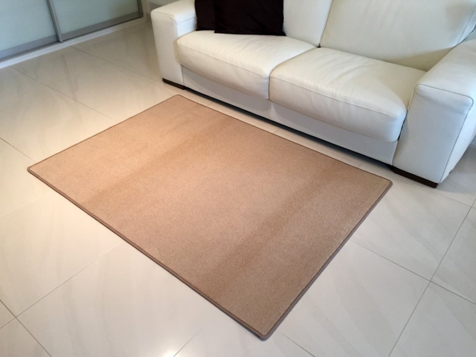 Kusový béžový koberec Eton č.1