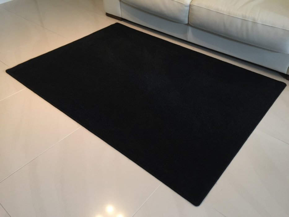 Kusový černý koberec Eton č.3
