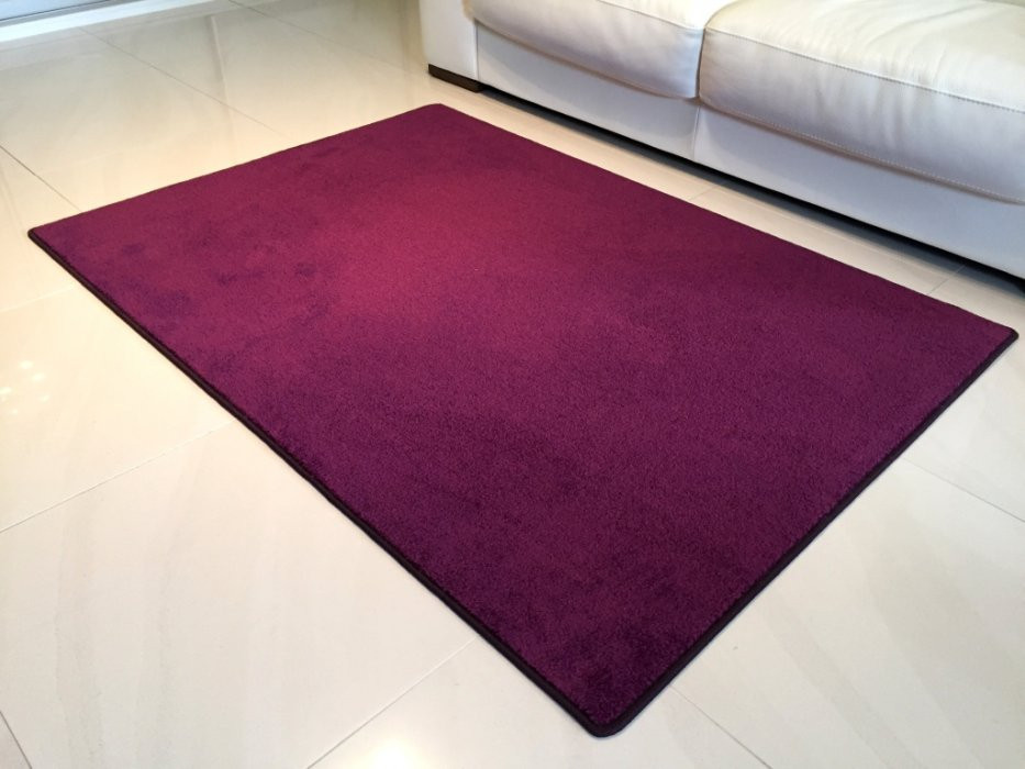 Kusový fialový koberec Eton č.8