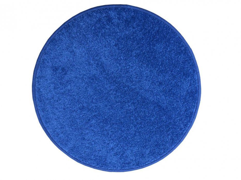 Kusový koberec Eton modrý kruh č.1