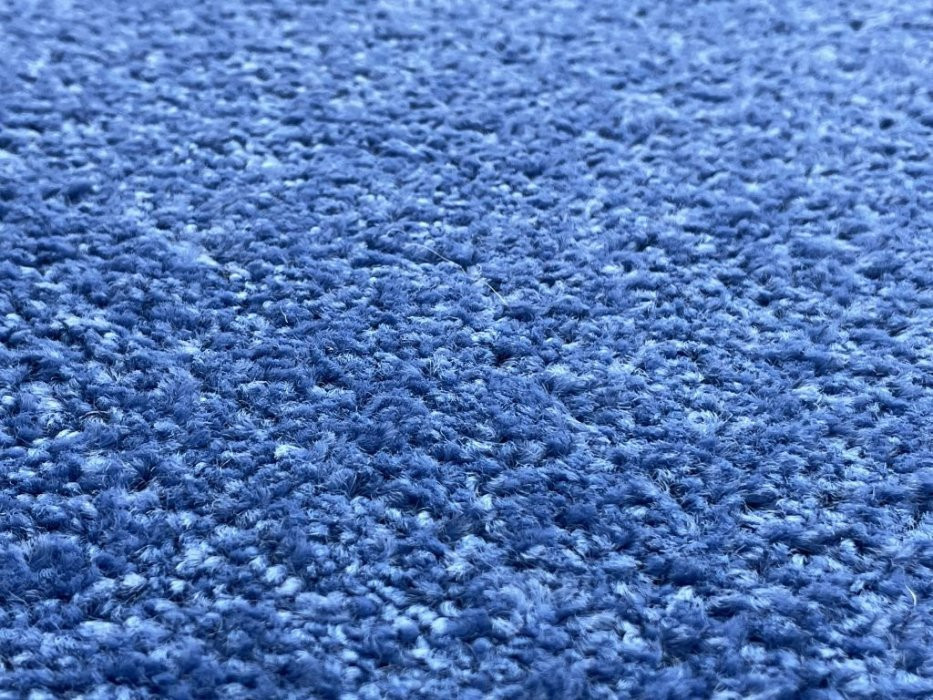 Kusový koberec Eton obdélníkový modrý č.3