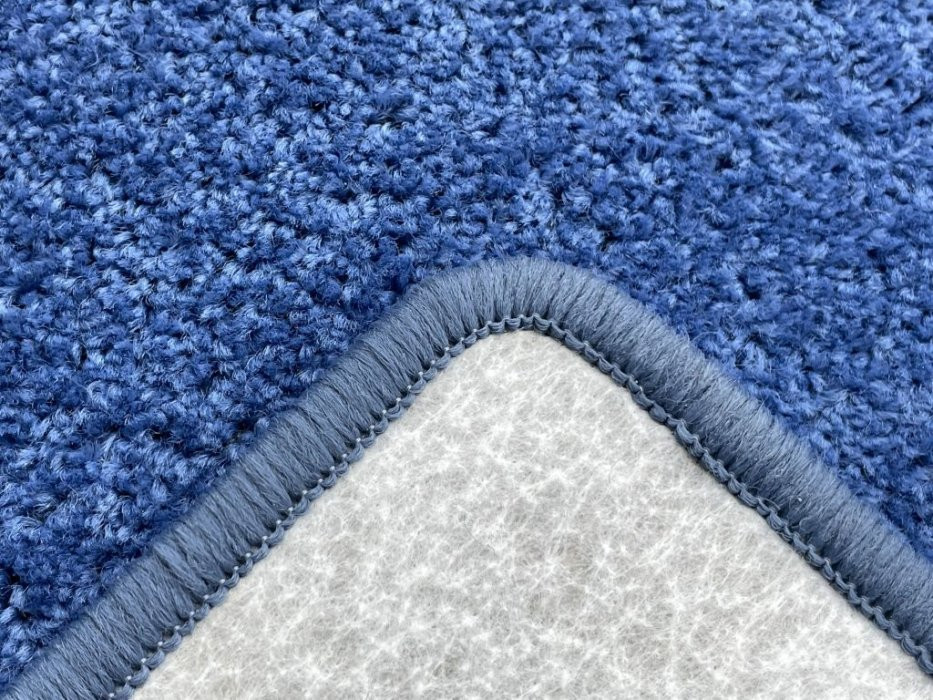 Kusový koberec Eton obdélníkový modrý č.4
