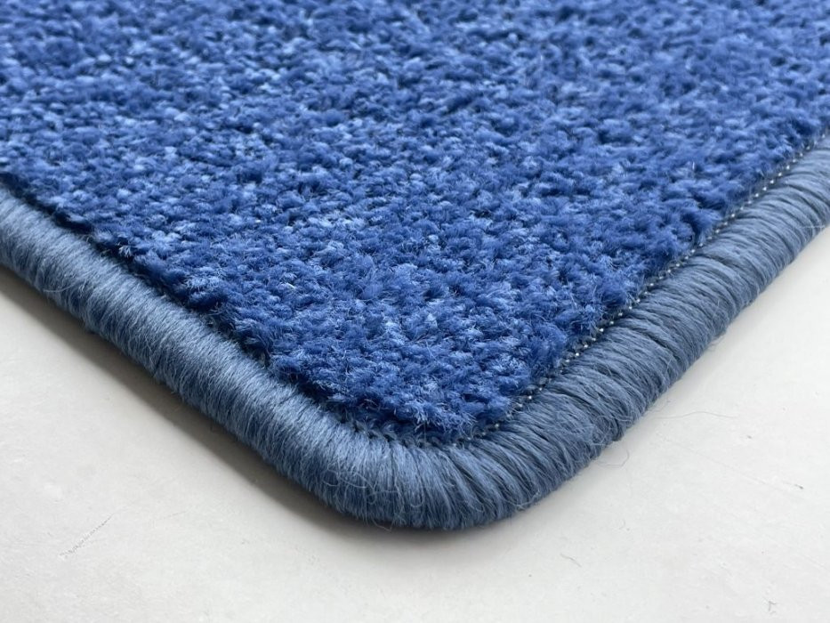 Kusový koberec Eton obdélníkový modrý č.5