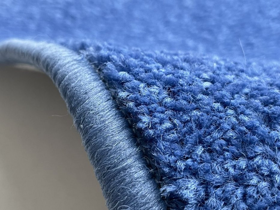 Kusový koberec Eton obdélníkový modrý č.6
