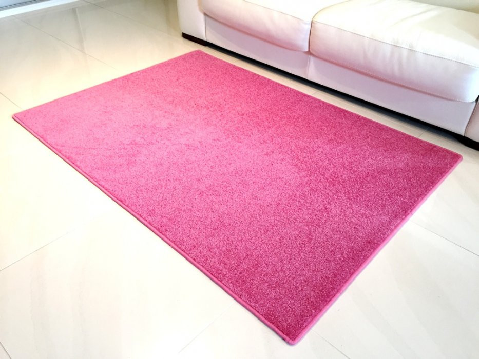 Kusový růžový koberec Eton č.4