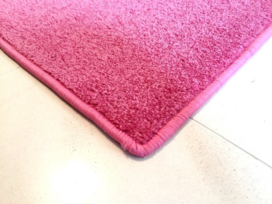 Kusový růžový koberec Eton č.5
