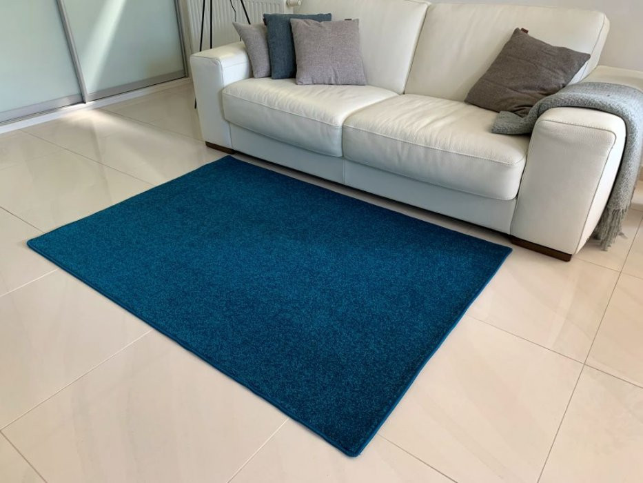 Kusový koberec Eton Lux tyrkysový č.1