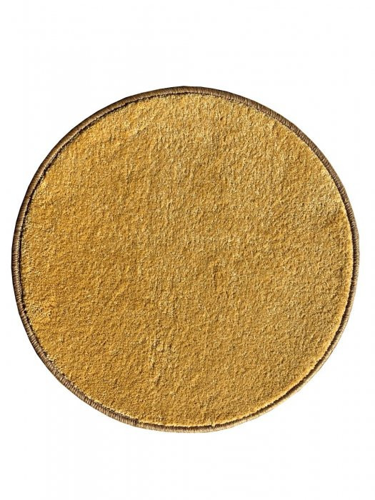 Kusový koberec Eton Lux žlutý kruh č.1