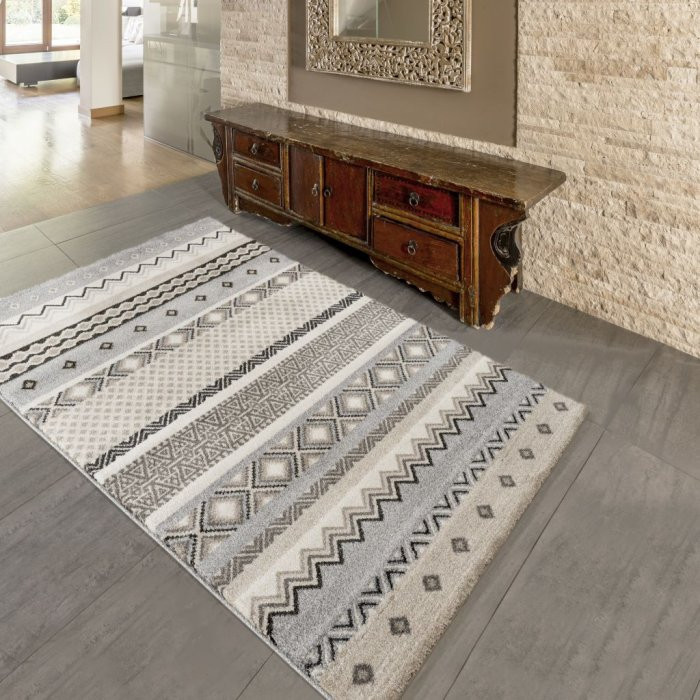 Kusový koberec Loftline K427-02 beige-grey č.2