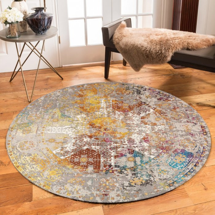 Kusový koberec Picasso 597-01 Feraghan - Kulatý průměr 200 cm č.8
