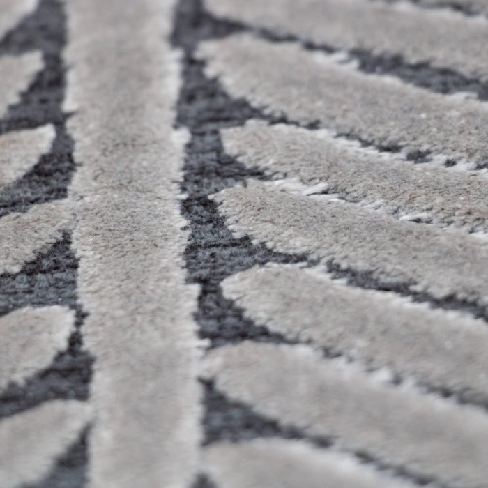 Kusový koberec Ragusa 1810 27 stříbrno-antracitový č.3