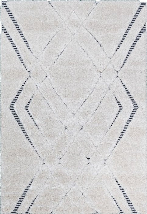 Kusový koberec Rangpur 65227 969 krémovo-černý - 120 x 170 cm č.1