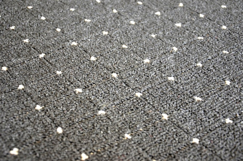 Kusový koberec Udinese antracit - Kulatý 80 cm průměr č.4