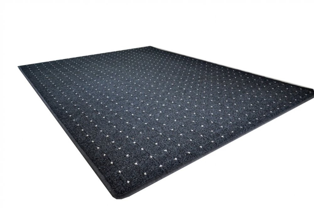 Kusový koberec Udinese antracit - Kulatý 80 cm průměr č.5