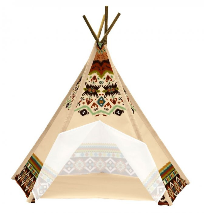 Dětské tepee design 01 indián - Dětské tepee design 01 indián 30321 č.1