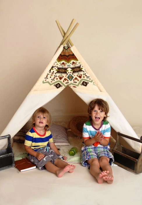 Dětské tepee design 01 indián - Dětské tepee design 01 indián 30321 č.4