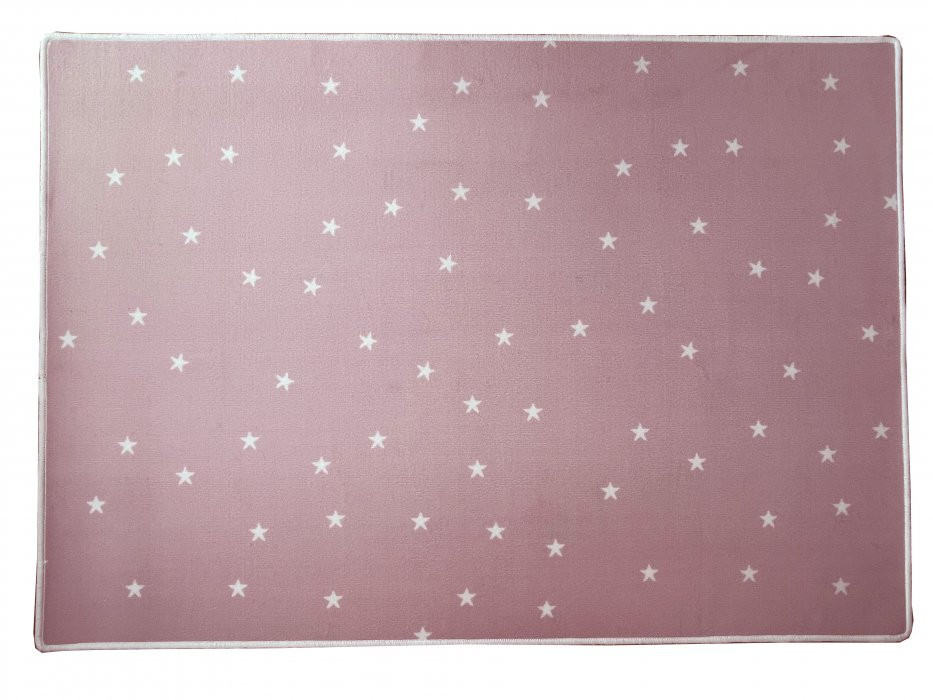 Dětský koberec Hvězdička růžová - 80 x 250 cm č.14