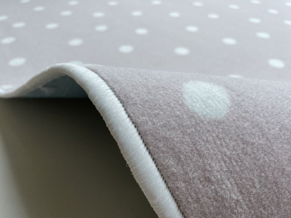 Dětský koberec Puntík růžový - Kulatý průměr 80 cm č.2