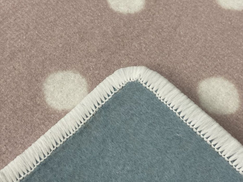Dětský koberec Puntík růžový - Kulatý průměr 400 cm č.7