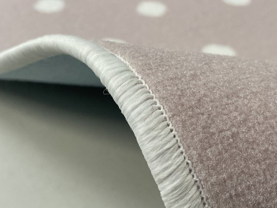 Dětský koberec Puntík růžový - Kulatý průměr 80 cm č.9