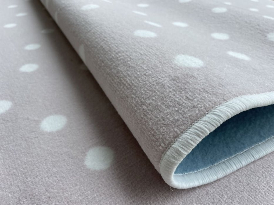 Dětský koberec Puntík růžový - Kulatý průměr 80 cm č.10