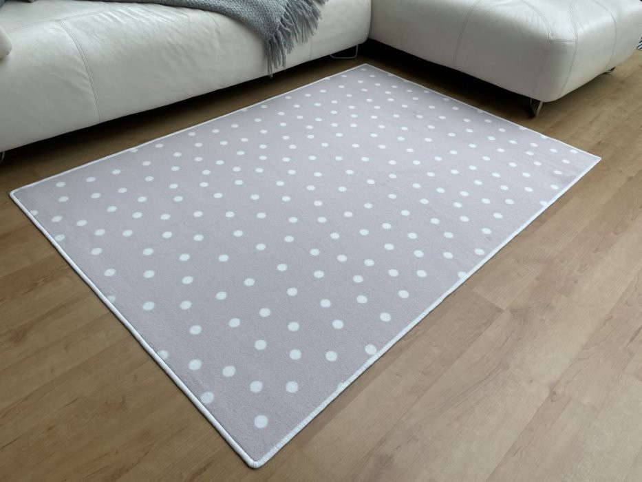 Dětský koberec Puntík růžový - Kulatý průměr 80 cm č.12