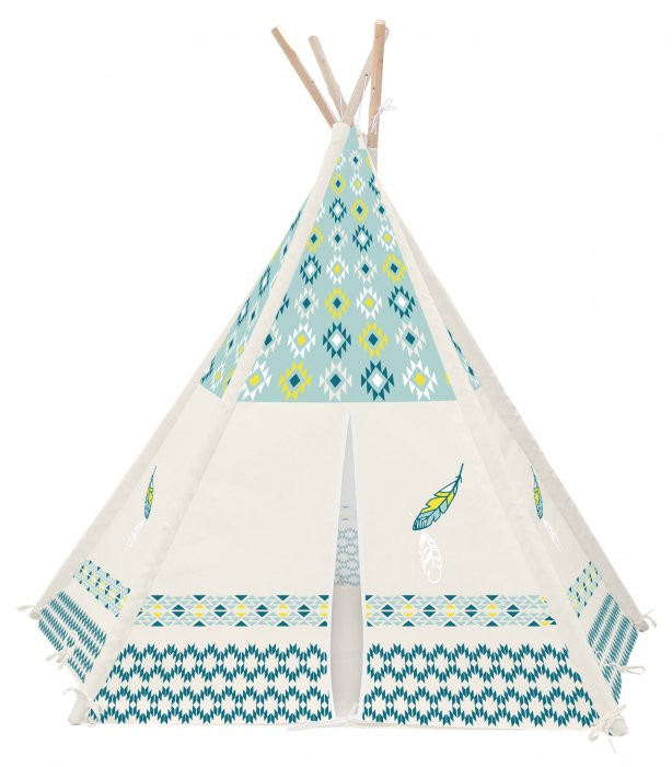 Dětské tepee design tyrkys č.2