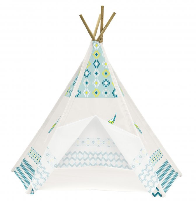 Dětské tepee design tyrkys č.3