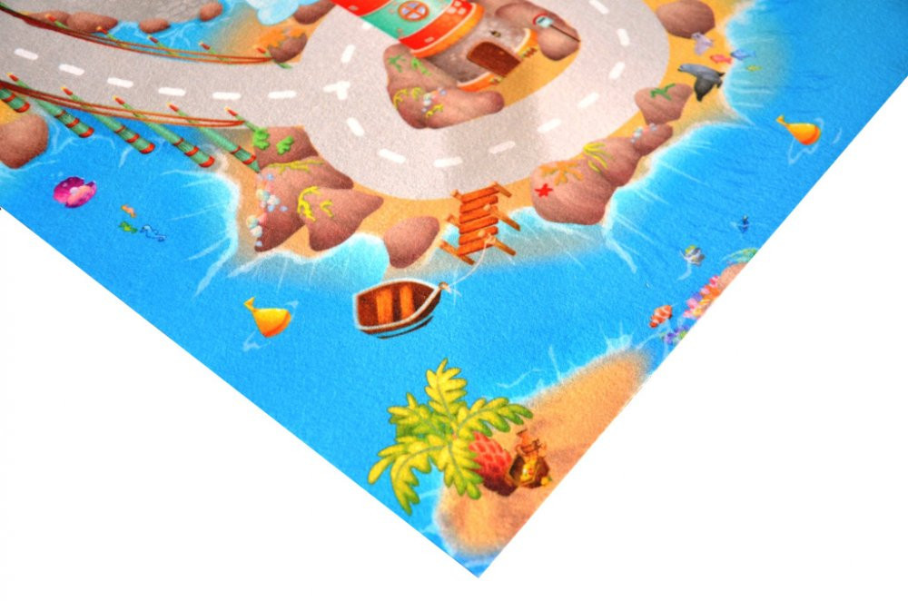 Dětský koberec Město s pláží - 80 x 120 cm č.4