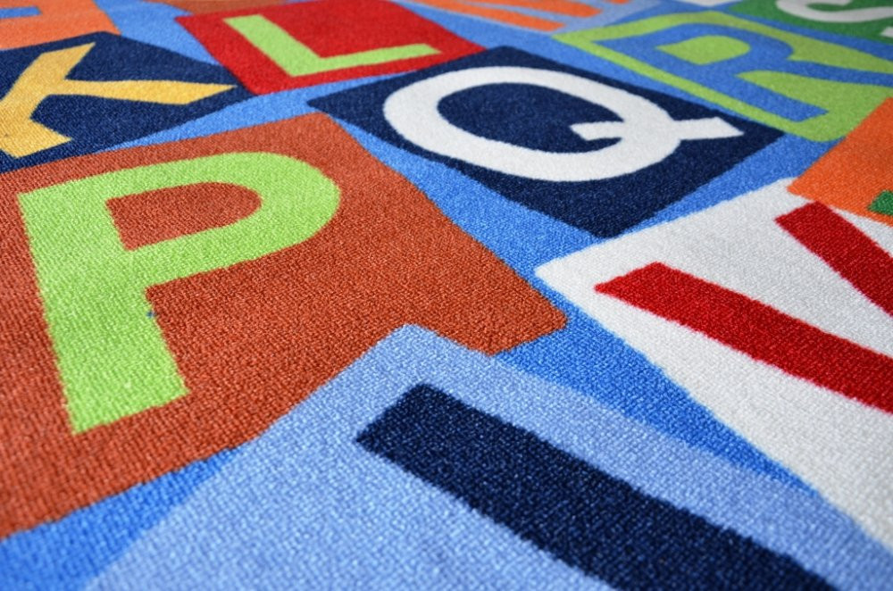 Dětský koberec Abeceda - 200  x 200 cm č.4