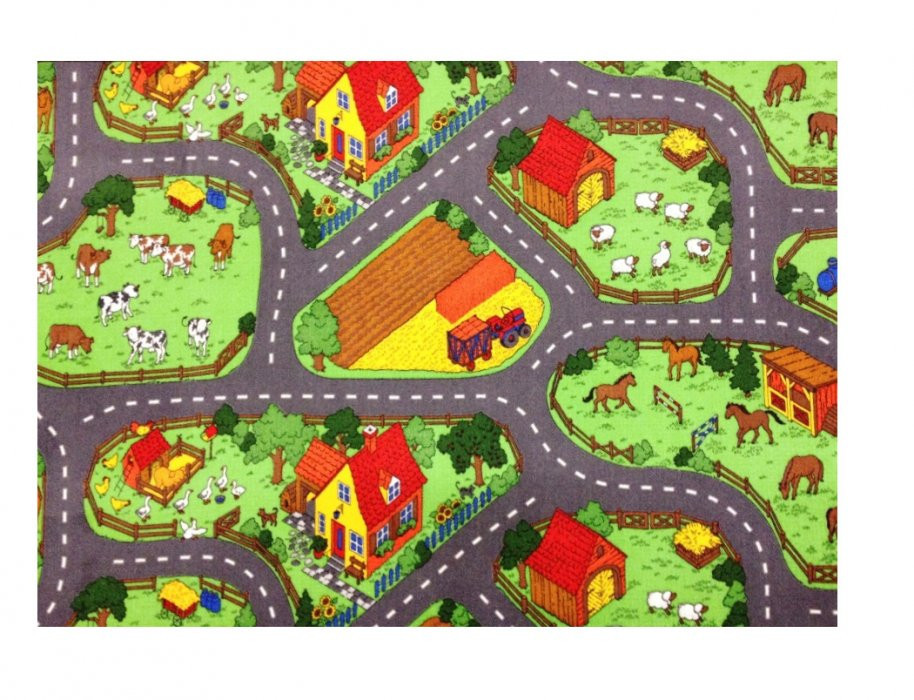 Dětský koberec Farma II. - 80x120 cm č.1