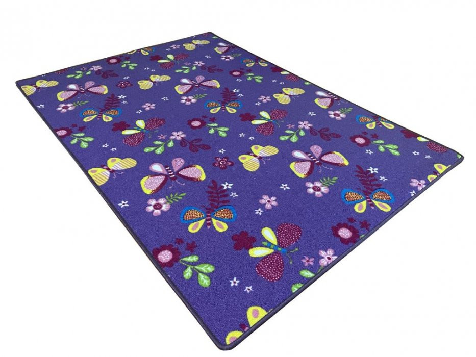 Dětský koberec Motýlek 5291 fialový č.10